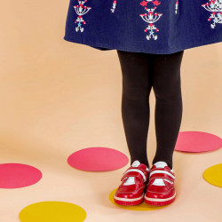 Kleinkinderschuhe 64c rot+weiß lifestyle