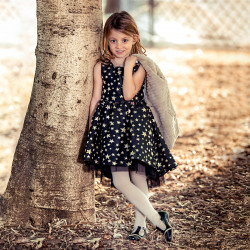 Kleinkinderschuhe 62c Lack Schwarz+Beige lifestyle