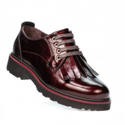 Damen Freizeitschuhe 6025 Lack Bordeaux
