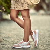 Damen-Sportschuhe 6024 Puder+Weiß