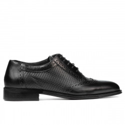 Elegante Herren Schuhe 922 Schwarz kombiniert