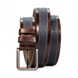 Herrengürtel 18b braun+biz indigo