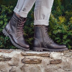 Herrenstiefel 498 Kaffee