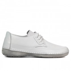 Damen-Mokassins 672s weiß