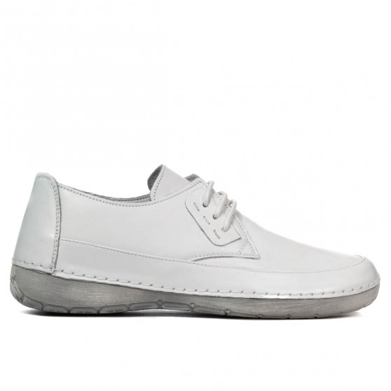Damen-Mokassins 672s weiß