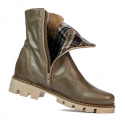 Damenstiefeletten 3297 Sand Perlmutt