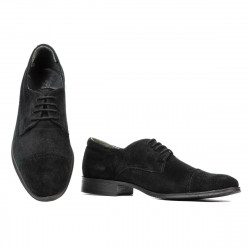 Elegante Schuhe für Jugendliche 388 schwarz Velours