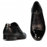 Elegante Herrenschuhe 740 schwarz kombinierter Lack
