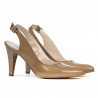Damen Sandalen 1236 Lack Beige