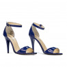 Damen Sandalen 1238 lack blau