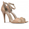 Damen Sandalen 1238 Lack Elfenbein