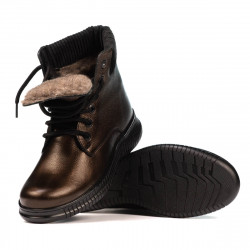 Damen Stiefeletten 3350 kupferfarben