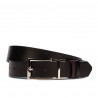 Damen Gürtel 22m bordeaux+schwarz