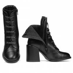 Damenstiefel 1181 schwarz