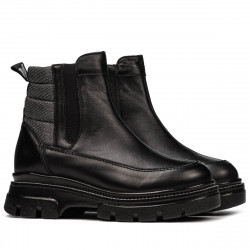 Damenstiefel 3357 schwarz kombiniert