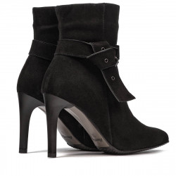 Damenstiefel 1182 schwarz Antilope