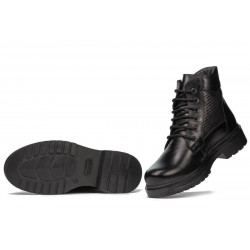 Jugendstiefel 4007 schwarz kombiniert