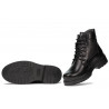 Jugendstiefel 4007 schwarz kombiniert
