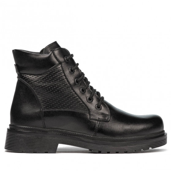 Jugendstiefel 4007 schwarz kombiniert Jugendstiefel 4007 schwarz kombiniert
