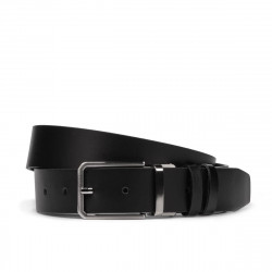 Herren-Gürtel 35b schwarz+schwarz matt