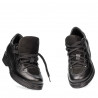 Damen Freizeitschuhe 6026 schwarz kombiniert