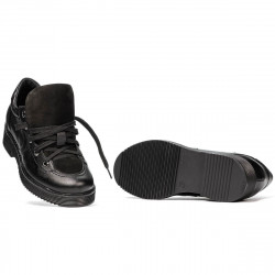 Damen Freizeitschuhe 6026 schwarz kombiniert