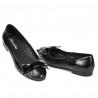 Damen-Ballerinas 6033 Schwarz kombiniert