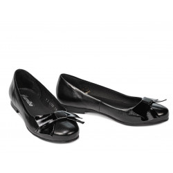 Damen-Ballerinas 6033 Schwarz kombiniert