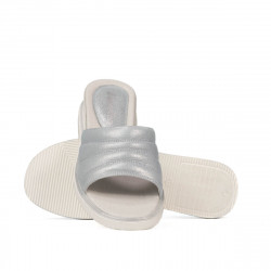 Damen Sandalen 5074 blau perlmuttfarben