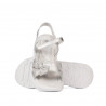 Kindersandalen 538 perlweiß (silbern)