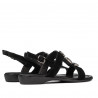 Damensandalen 5073 Schwarz Velours