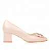 Elegante Damenschuhe 1274 Perlmutt Puder