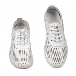 Damenmokassins 6034 weiß