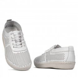 Damenmokassins 6034 weiß