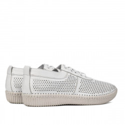 Damenmokassins 6034 weiß