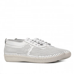 Damenmokassins 6034 weiß