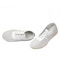 Damenmokassins 6034 weiß