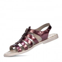 Damen Sandalen 5077 Perlmutt Lila