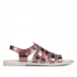Damen Sandalen 5077 Perlmutt Lila