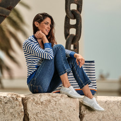 Damenmokassins 6034 weiß