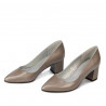 Elegante Damenschuhe 1283 Cappuccino