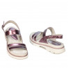 Damensandalen 5075-1 Perlmuttviolett