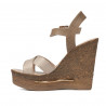 Damen Sandalen 5078 beige+gold