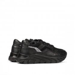 Kinderschuhe 2007 schwarz kombiniert