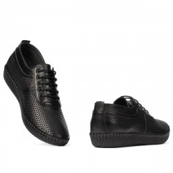 Damenmokassins 6034 schwarz