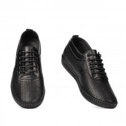 Damenmokassins 6034 schwarz
