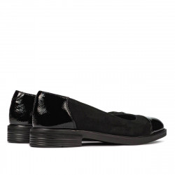 Damen-Ballerinas 6036 schwarz kombiniert
