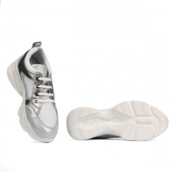 Damen Sportschuhe 6038 in Blau-Perlmutt-Kombination