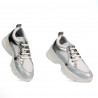 Damen Sportschuhe 6038 in Blau-Perlmutt-Kombination