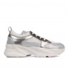 Damen Sportschuhe 6038 in Blau-Perlmutt-Kombination